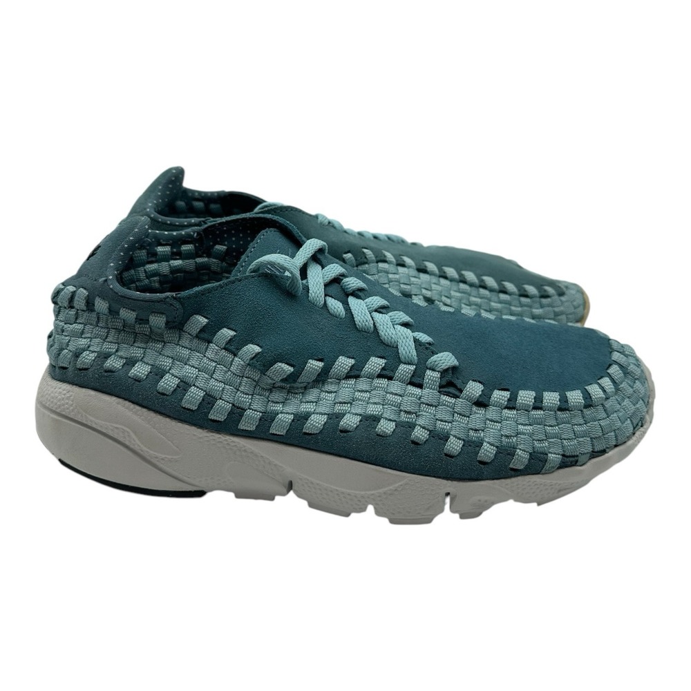 Nike Air Footscape Woven Shoes Men's Size‎ 8 Smoky Blue Grey Sneakers 875797-002